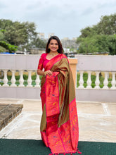 Paithani Soft Silk Meenakari Design Saree
